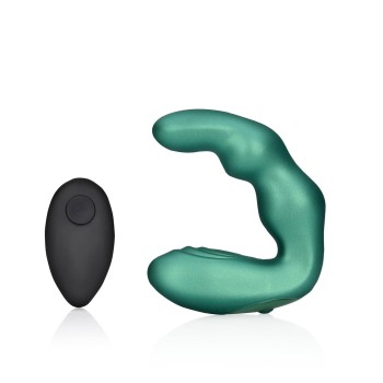 Przejdź do produktu Bent Vibrating Prostate Massager with Remote Control   Metallic Green