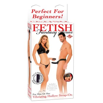 Przejdź do produktu Vibr. Hollow Strap On   6 Inch Black