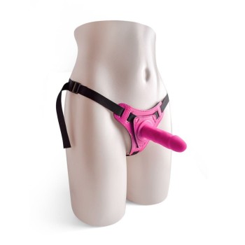 Przejdź do produktu Cintura regolabile strap on Pink con fallo realistico
