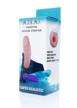 Przejdź do produktu Proteza Hollow Strap on Adrian vibrating