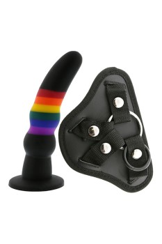 Przejdź do produktu COLOURFUL LOVE STRAP ON SOLID DILDO