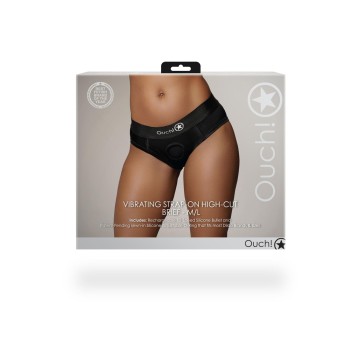 Przejdź do produktu Vibrating Strap on High cut Brief   M/L