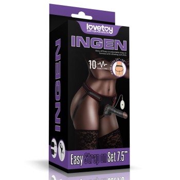 Przejdź do produktu Vibrating Easy Strapon Set 7.5 Black