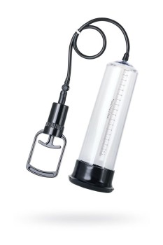 Przejdź do produktu A TOYS, Penis Pump, PVC, Transparent, 27.5 cm, 3 cock rings included
