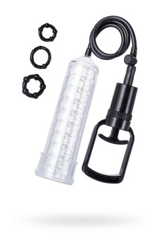 Przejdź do produktu A TOYS, Penis Pump, PVC, Transparent, 23.5 cm