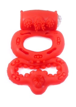 Przejdź do produktu Pierścień Vibrating CockRing Red