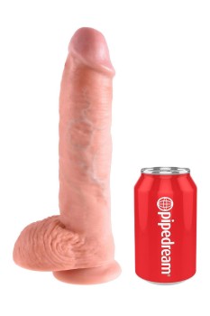 Przejdź do produktu KING COCK 10 INCH COCK WITH BALLS LIGHT