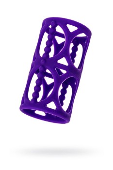 Przejdź do produktu A TOYS, Penis Sleeve, Silicone, Purple, 7.5 cm