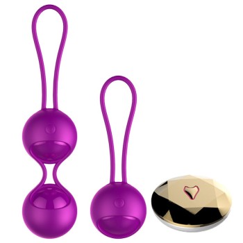 Przejdź do produktu Kulki Vibrating Silicone Kegel Balls Set USB 10 Function / Remote control