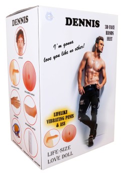 Przejdź do produktu Lalka  DENNIS 3D   Vibrating