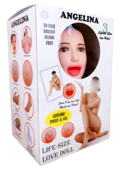 Przejdź do produktu Lalka  ANGELINA 3D   Vibrating