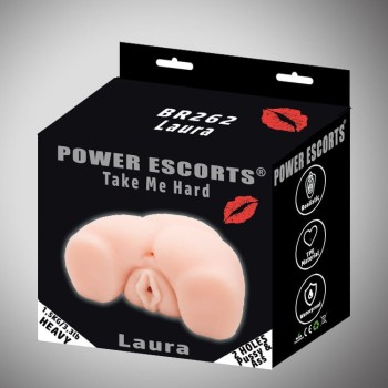 Przejdź do produktu Masturbator Take Me Hard Laura Pussy &amp; Ass Masturbator 1,55kg Flesh