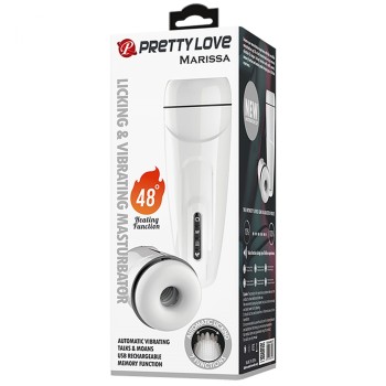 Przejdź do produktu PRETTY LOVE   MARISSA, 12 vibration functions Heating temperature up to 48? Sex talk Memory function 7 licking modes
