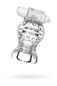 Przejdź do produktu Lingam Shakti, Vibrating Masturbator, TPE, Transparent, 9 cm
