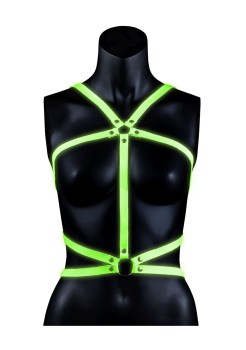 Przejdź do produktu Body Harness   Glow in the Dark   Neon Green/Black   L/XL