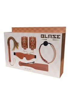 Przejdź do produktu BLAZE ELITE BDSM SET COGNAC VEGAN LEATHER