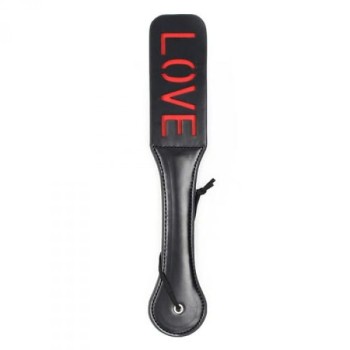 Przejdź do produktu Pejcz Paletta Doppia Double Spank Paddle Love black
