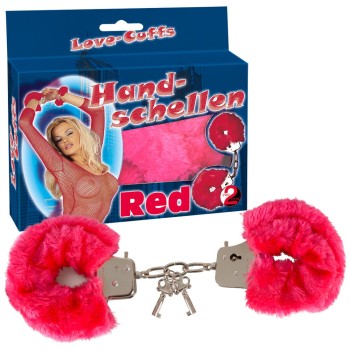 Przejdź do produktu Handcuffs Love Cuffs red