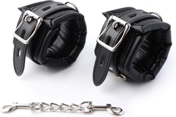 Przejdź do produktu Fetish Fever   Cuffs with chain   Black