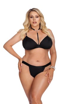 Przejdź do produktu LAURA SET bra+string XL+ (komplet biustonosz + stringi)