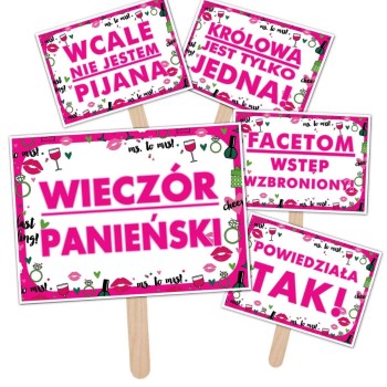 Przejdź do produktu Tabliczki do fotobudki z napisami