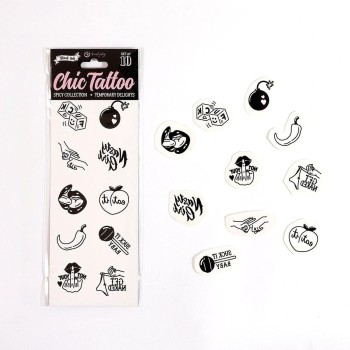 Przejdź do produktu SET of 10 TEMPORARY TATTOOS   SPICY COLLECTION