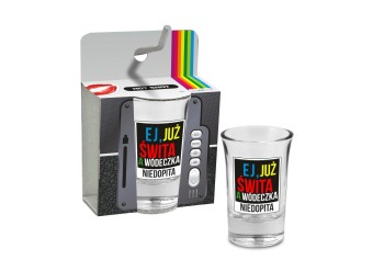 Przejdź do produktu HOT SHOT   kieliszek 35ml   Ej, już świta a wódeczka niedopita