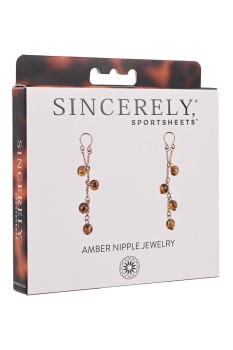 Przejdź do produktu SPORTSHEETS AMBER NIPPLE JEWELRY