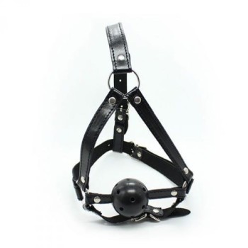 Przejdź do produktu Knebel Imbracatura Viso con morso Head Harness+Ball Gag