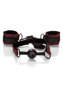 Przejdź do produktu Breathable Ball Gag With Cuffs Black