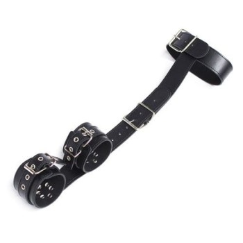 Przejdź do produktu Easy Back Cuffs+Collar Restraint (nero)