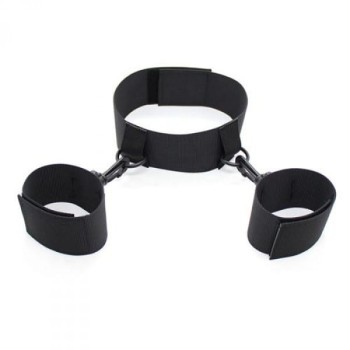 Przejdź do produktu Wiązania Costrittivo Easy Cuffs Collar Arms Restraint black
