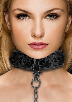 Przejdź do produktu Luxury Collar with Leash   Black