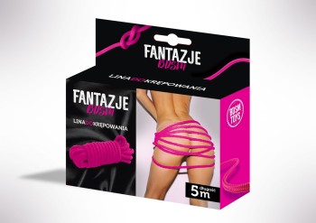 Przejdź do produktu Linki   Fantazje BDSM Lina do krępowania Różowe