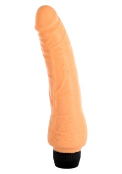 Przejdź do produktu Vinyl P Shape Vibrator No.2 Light skin tone