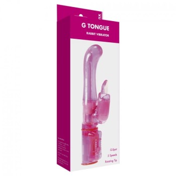 Przejdź do produktu Wibrator  G Tongue Rabbit Vibrator Pink OS