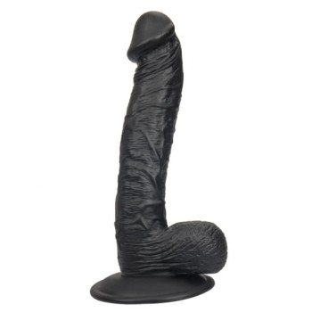 Przejdź do produktu Rocket john 8,7 inch black  realistic  dildo  8,7  inch /  22 cm