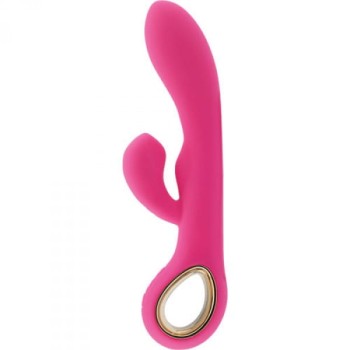 Przejdź do produktu Wibrator Rabbit handy g double touch grip pink