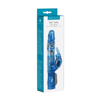 Przejdź do produktu Me You Us Twin Turbo Rabbit Vibrator Blue