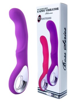 Przejdź do produktu Vibrator G spot 10 functions USB Purple
