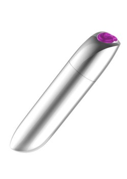 Przejdź do produktu Stymulator Rechargeable Powerful Bullet Vibrator USB 20 Functions   Silver