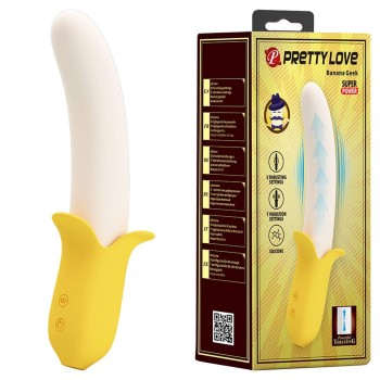 Przejdź do produktu PRETTY LOVE   Banana Greek, 7 vibration functions 3 thrusting settings