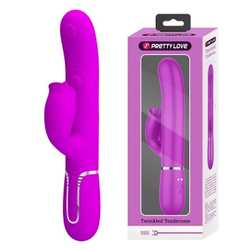 Przejdź do produktu PRETTY LOVE   Gigi Purple, 7 thumping functions 7 licking modes