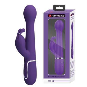 Przejdź do produktu PRETTY LOVE   Dejon dark Purple, 7 vibration functions 4 thrusting settings 4 rotation functions