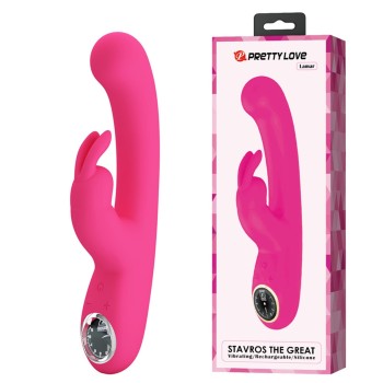 Przejdź do produktu PRETTY LOVE   Lamar Pink, 10 vibration functions 9 speed levels