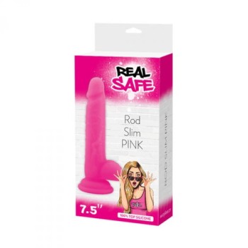 Przejdź do produktu Dildo Fallo realistico real safe rod slim pink