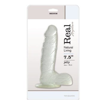 Przejdź do produktu Dildo JELLY DILDO REAL RAPTURE CLEAR 7.5