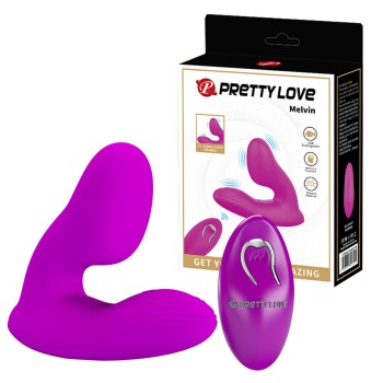 Przejdź do produktu PRETTY LOVE   Melvin, 12 vibration functions Memory function Wireless remote control