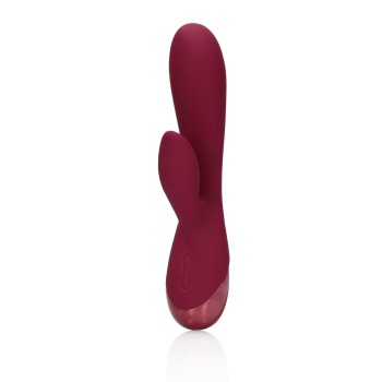 Przejdź do produktu Smooth Silicone Rabbit Vibrator   Dark Cherry