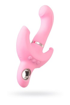Przejdź do produktu JOS Vibrator with clitoral stimulator JOS Twistme, silicone, pink, 19.5 cm